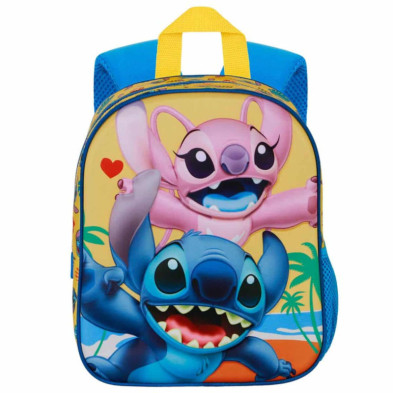 Imagen mochila 3d lilo & stitch ocean 30cm