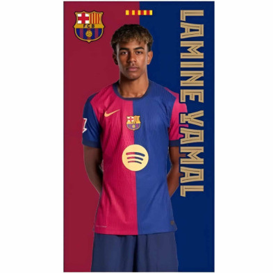Imagen toalla playa microfibra fc barcelona yamal Imagen toalla playa microfibra fc barcelona yamal