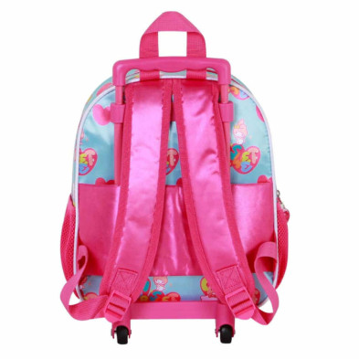 imagen 2 de mochila con carro hello kitty 3d 34cm