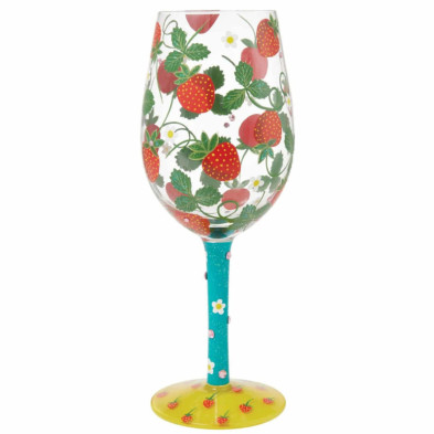 Imagen copa de vino strawberry lolita