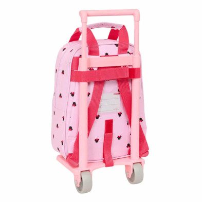 imagen 1 de mochila minnie mouse naive 28cm con ruedas