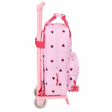 imagen 2 de mochila minnie mouse naive 28cm con ruedas