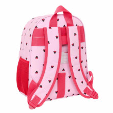 imagen 1 de mochila minnie mouse naive 34cm adaptable a carro