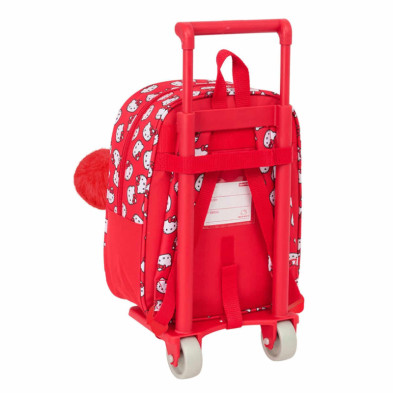 imagen 1 de mochila hello kitty iconic 27cm con carro