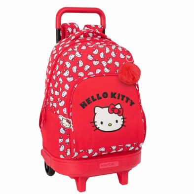 Imagen mochila hello kitty iconic 45cm con ruedas