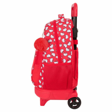 imagen 2 de mochila hello kitty iconic 45cm con ruedas