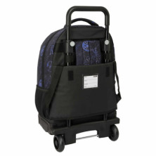 imagen 1 de mochila spiderman attack 45cm con carro