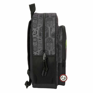 imagen 2 de mochila avengers vendetta 38cm adaptable a carro