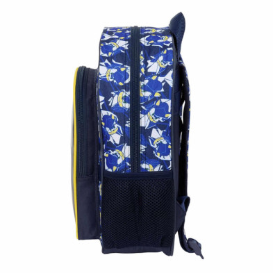 imagen 2 de mochila sonic city 34cm adaptable a carro