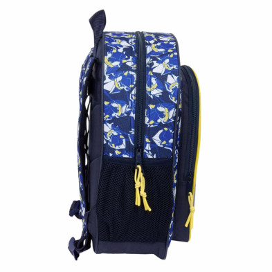 imagen 2 de mochila sonic city 38cm adaptable a carro