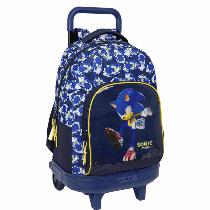 Imagen mochila sonic city 45cm con carro
