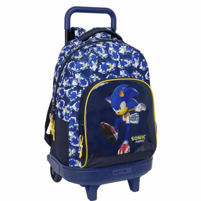 Imagen mochila sonic city 45cm con carro