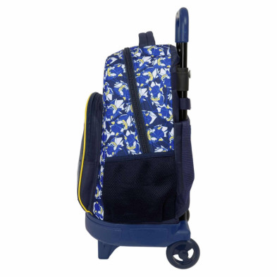 imagen 2 de mochila sonic city 45cm con carro