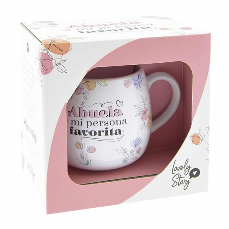 Imagen taza ovalada abuela mi persona favorita 400ml