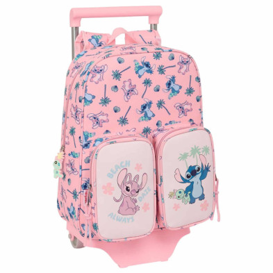 Imagen mochila stitch beach 34cm con carro