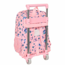 imagen 1 de mochila stitch beach 34cm con carro