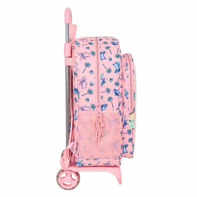 imagen 2 de mochila stitch beach 42cm con carro