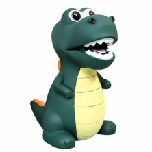 HUCHA DINOS PVC VERDE 27CM