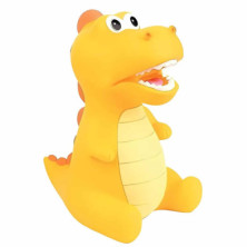 Imagen hucha dinos pvc amarilla 27cm