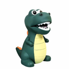HUCHA DINOSAURIO PEQUEÑA VERDE PVC