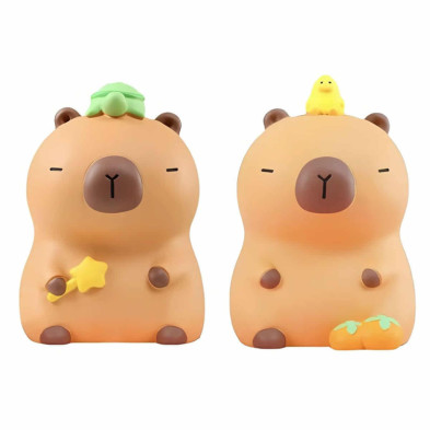 imagen 2 de hucha capybara pvc 21cm - modelos surtidos