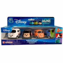 MINI CUTE CARS DISNEY PACK 4 UNIDADES