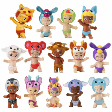 imagen 1 de figuras muñecas bebé bibi chibis pack individual