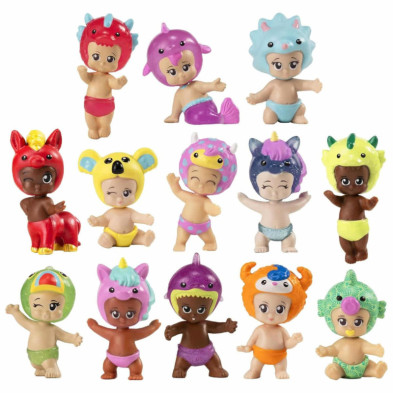 imagen 2 de figuras muñecas bebé bibi chibis pack individual