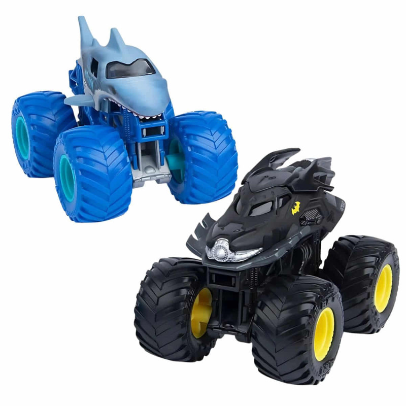 Imagen set megalodon vs batman vehículos monster jam Imagen set megalodon vs batman vehículos monster jam