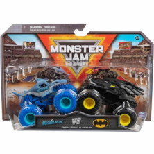 imagen 1 de set megalodon vs batman vehículos monster jam