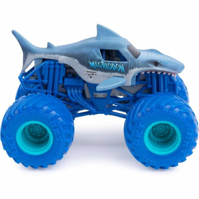 imagen 4 de set megalodon vs batman vehículos monster jam