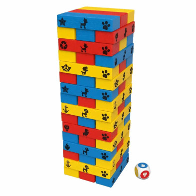 imagen 1 de juego de mesa jumbling tower patrulla canina