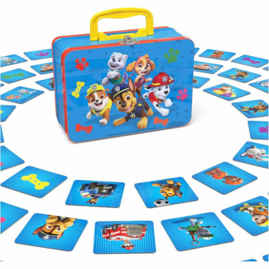 imagen 1 de juego de memoria patrulla canina maletin spin mast