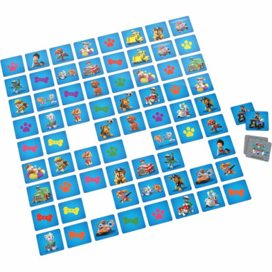 imagen 2 de juego de memoria patrulla canina maletin spin mast