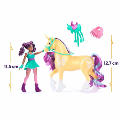 imagen 3 de muñeca ava & leaf academia unicornio