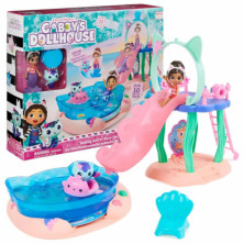 Imagen set de figuras piscina gabbys dollhouse