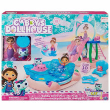 imagen 3 de set de figuras piscina gabbys dollhouse