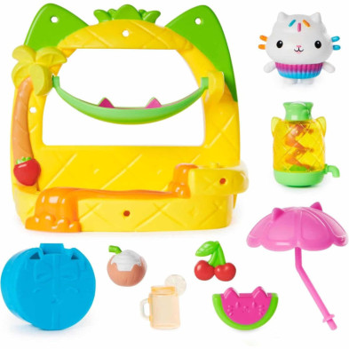 imagen 1 de set de figuras gabbys dollhouse balcón cakey