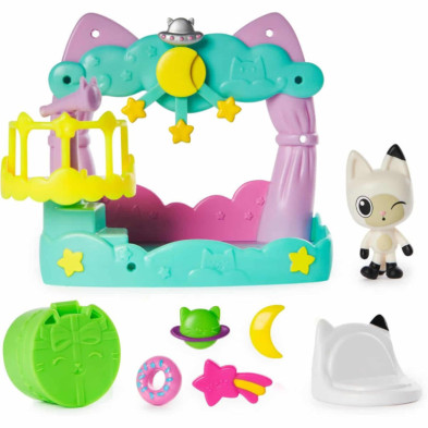 imagen 1 de set de figuras gabbys dollhouse balcón pandy
