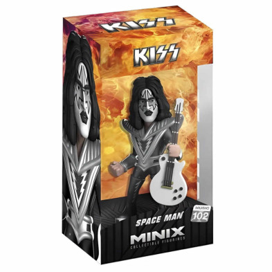 imagen 1 de figura minix kiss space man  de 12cm