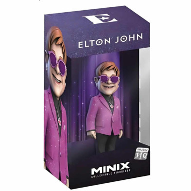 imagen 1 de figura minix elton john de 12cm