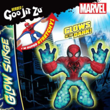 imagen 3 de figura goo jit zu spiderman marvel glow