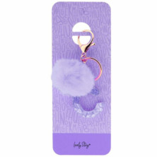 Imagen llavero letra 1 keychain letter -c purple