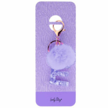 Imagen llavero letra keychain letter e purple