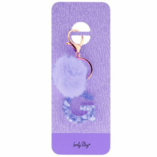 Imagen llavero letra 1 keychain letter -g purple