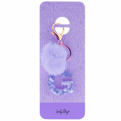 Imagen llavero letra 1 keychain letter -g purple Imagen llavero letra 1 keychain letter -g purple
