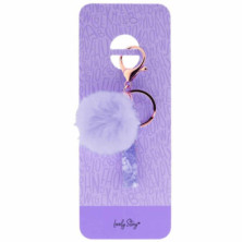 Imagen llavero letra  keychain letter - i purple