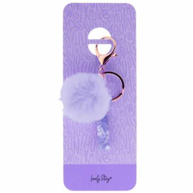 Imagen llavero letra keychain letter - i purple Imagen llavero letra keychain letter - i purple