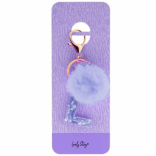 Imagen llavero letra / keychain letter -l purple