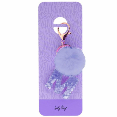 Imagen llavero letra / keychain letter -m purple Imagen llavero letra / keychain letter -m purple